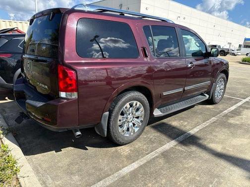 Burgundy 2015 Nissan Armada Platinum