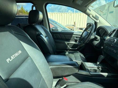 Burgundy 2015 Nissan Armada Platinum