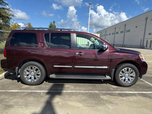 Burgundy 2015 Nissan Armada Platinum