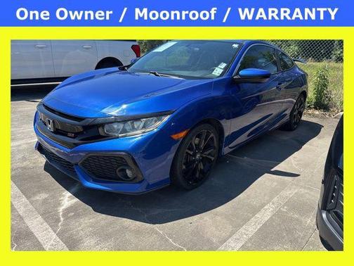 Aegean Blue Metallic 2018 Honda Civic Si