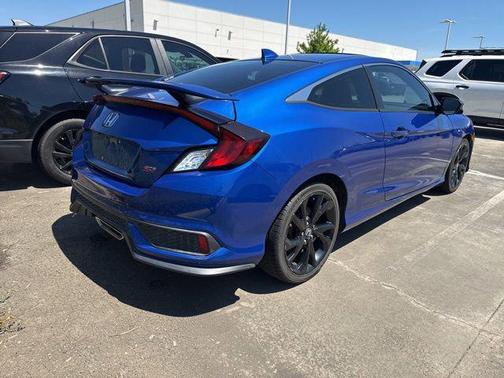 Aegean Blue Metallic 2018 Honda Civic Si