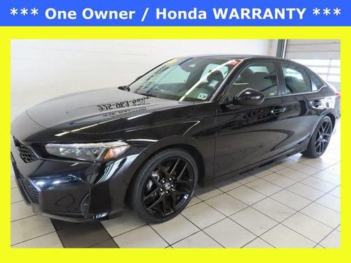 Crystal Black Pearl 2025 Honda Civic Sport