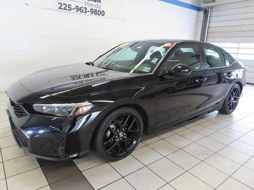 Crystal Black Pearl 2025 Honda Civic Sport