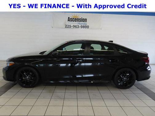 Crystal Black Pearl 2025 Honda Civic Sport