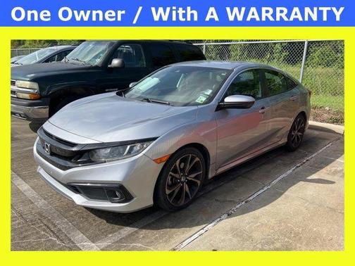 Silver 2021 Honda Civic Sport