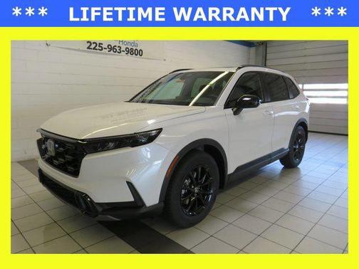 Platinum White Pearl 2026 Honda CR-V Hybrid Sport FWD