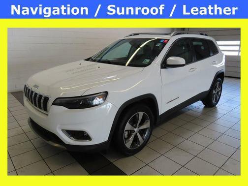 Bright White Clearcoat 2019 Jeep Cherokee Limited