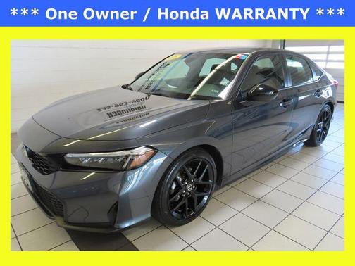 Gray 2025 Honda Civic Sport