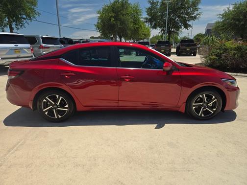 Scarlet Ember 2025 Nissan Sentra SV