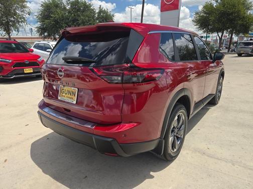 Scarlet Ember 2025 Nissan Rogue SV