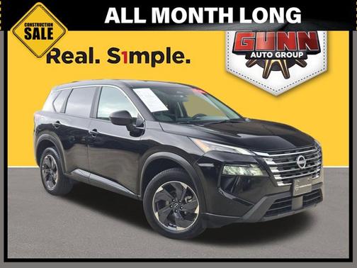 Black 2025 Nissan Rogue SV