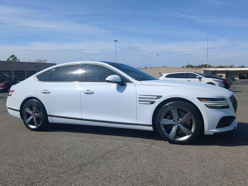 Alta White 2023 Genesis G80 3.5T Sport AWD