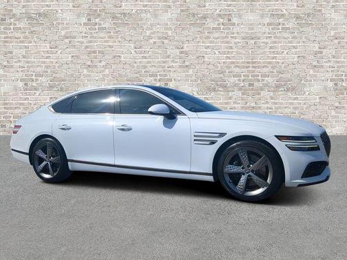 Alta White 2023 Genesis G80 3.5T Sport AWD