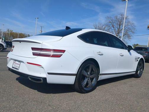 Alta White 2023 Genesis G80 3.5T Sport AWD