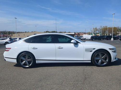 Alta White 2023 Genesis G80 3.5T Sport AWD