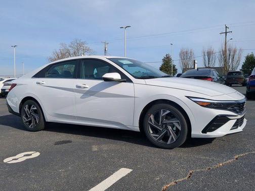 Serenity White 2025 Hyundai ELANTRA HEV Limited