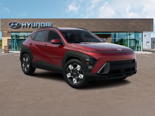 Ultimate Red Metallic 2025 Hyundai KONA SEL