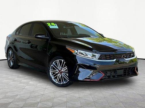 Aurora Black 2024 Kia Forte GT