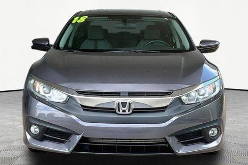 Gray 2018 Honda Civic EX-T
