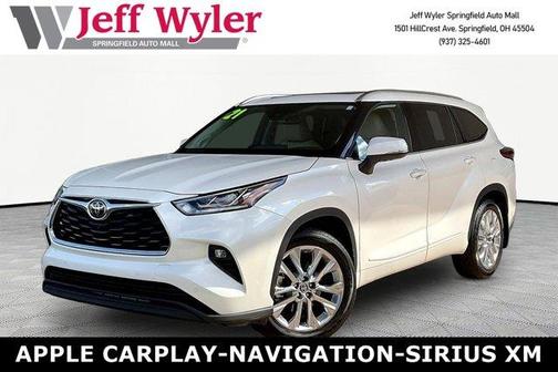 Blizzard Pearl 2021 Toyota Highlander Limited