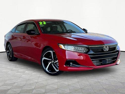 Red 2022 Honda Accord Sport SE
