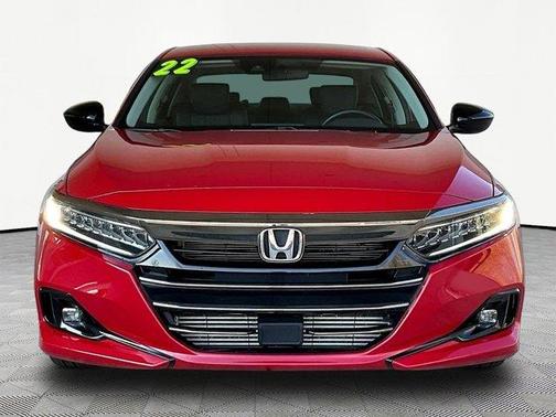 Red 2022 Honda Accord Sport SE