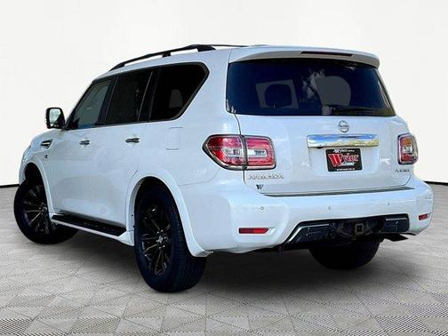 White 2020 Nissan Armada Platinum
