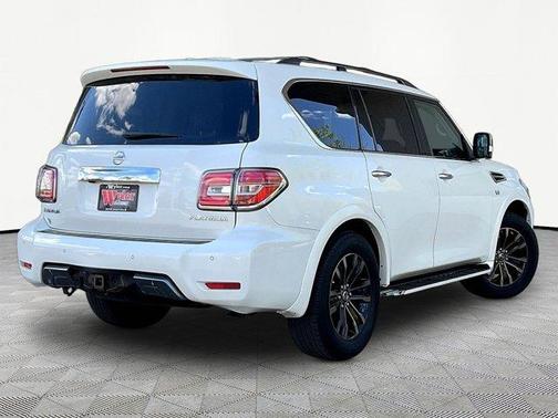 White 2020 Nissan Armada Platinum