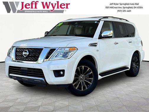 White 2020 Nissan Armada Platinum