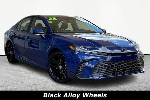 Blue 2025 Toyota Camry SE