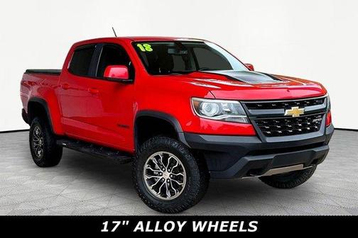 Red 2018 Chevrolet Colorado ZR2