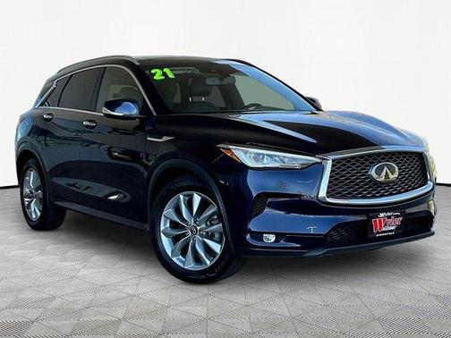 Hermosa Blue 2021 INFINITI QX50 Luxe