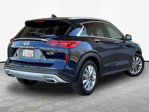 Hermosa Blue 2021 INFINITI QX50 Luxe