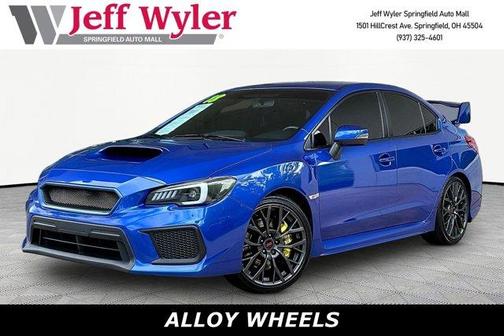 Blue 2018 Subaru WRX STI Limited w/ Wing