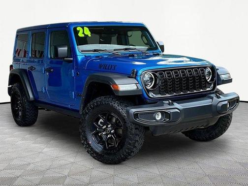 Hydro Blue Pearlcoat 2024 Jeep Wrangler Sport