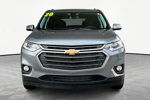 Satin Steel Metallic 2020 Chevrolet Traverse LT Cloth