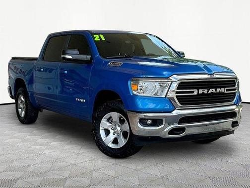 Hydro Blue Pearlcoat 2021 RAM 1500 Big Horn