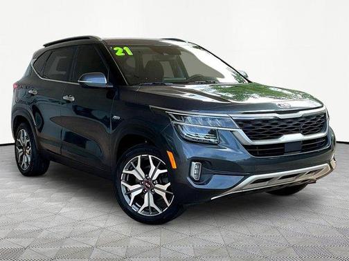 Gravity Gray 2021 Kia Seltos SX