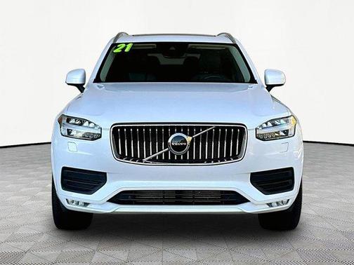 Ice White 2021 Volvo XC90 T6 Momentum 6 Passenger