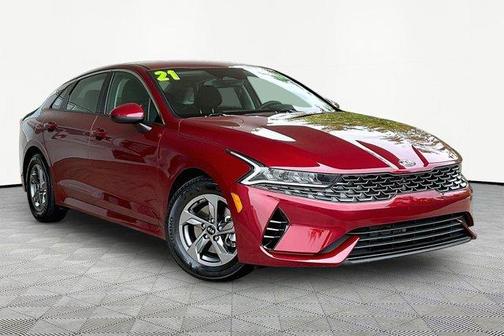 Passion Red 2021 Kia K5 LXS