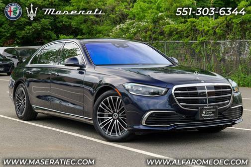 Nautical Blue 2023 Mercedes-Benz S-Class 4MATIC