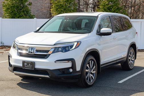 Platinum White Pearl 2022 Honda Pilot AWD EX-L
