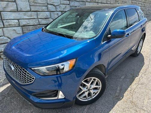 Atlas Blue Metallic 2024 Ford Edge SEL