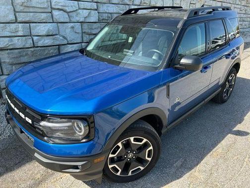 Atlas Blue Metallic 2023 Ford Bronco Sport Outer Banks