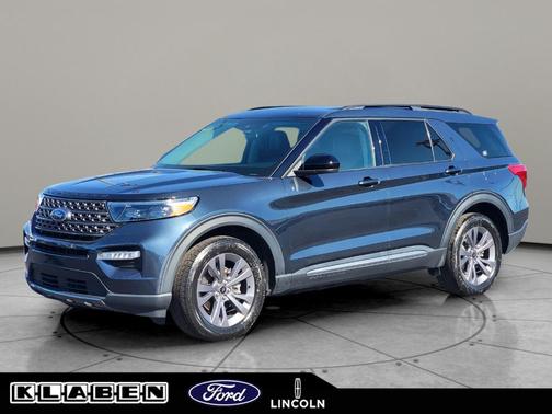 Stone Blue Metallic 2024 Ford Explorer XLT