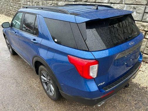 Atlas Blue Metallic 2023 Ford Explorer XLT