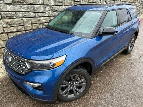 Atlas Blue Metallic 2023 Ford Explorer XLT