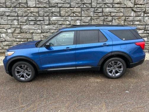 Atlas Blue Metallic 2023 Ford Explorer XLT
