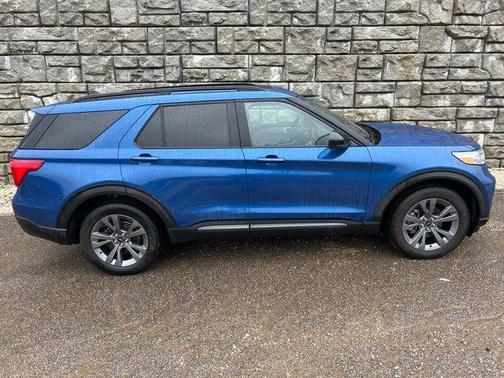 Atlas Blue Metallic 2023 Ford Explorer XLT
