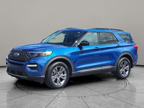 Atlas Blue Metallic 2023 Ford Explorer XLT